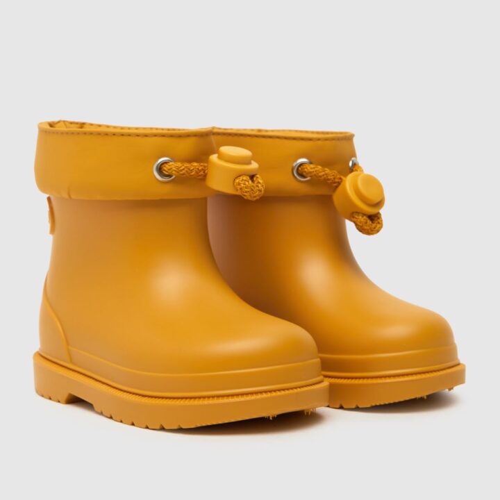 Igor Mustard Yellow Wellington Boot for Kids