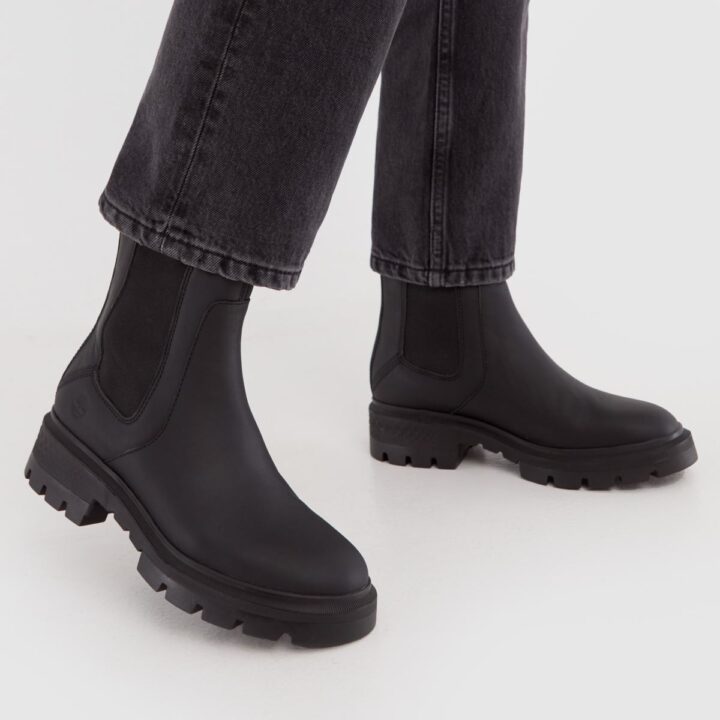 Timberland Cortina Valley Chelsea Boots in Black