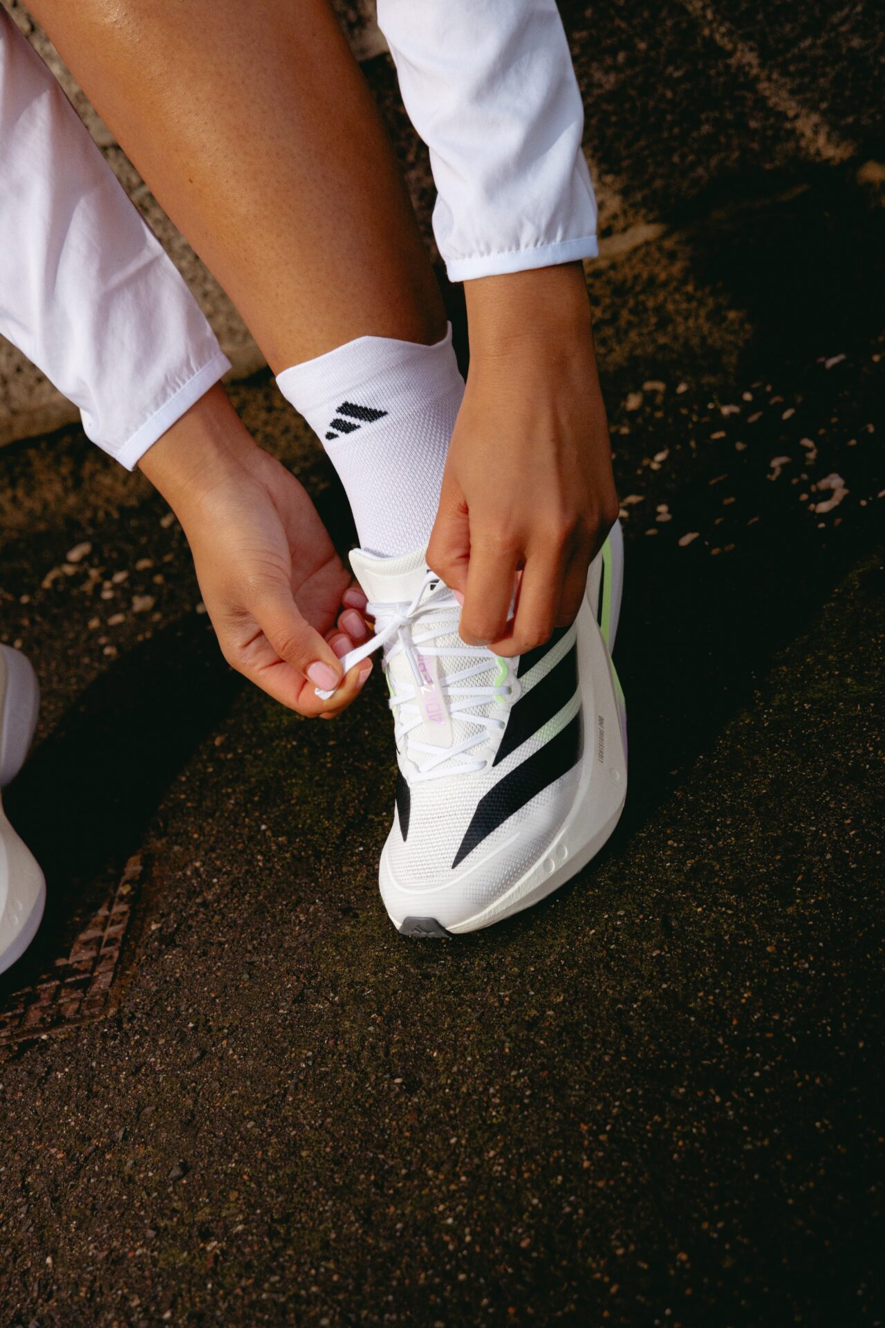 adidas gazelle silver green womens Adidas Kids RapidaSport Bounce Lace Shoes – Suburban Shoes main image 1