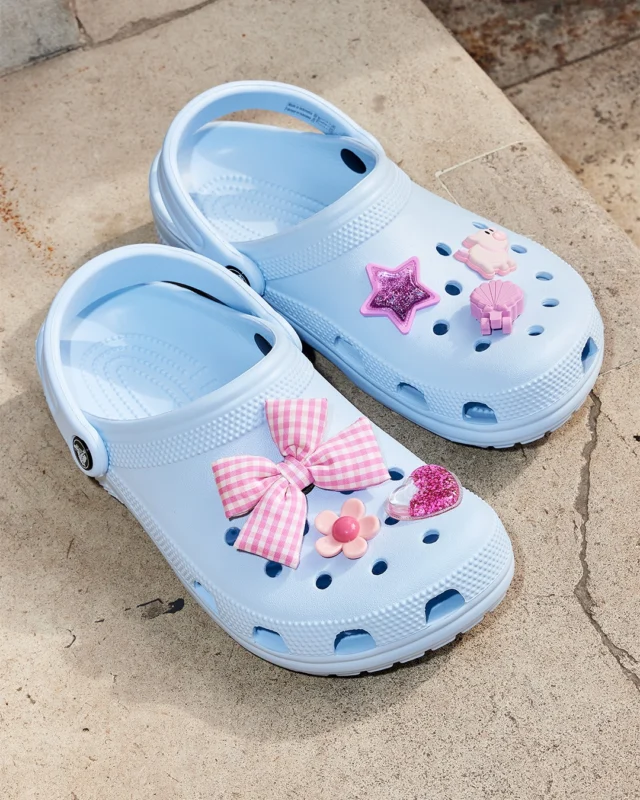 Cute and comfy? Crocs got you 🎀

Shop Crocs Classic Clog in various colourways online and in-store now.

ID: An image of a pair of pale blue Crocs Classic Clogs sitting side by side on a brown stone floor.